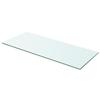 VidaXL Panneaux d'étagère 2 pcs Verre Transparent 60x20 cm