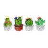Mini Cactus Ornament Decorative Resin Cactus Car Dashboard Decor for Home Office Computer Desk Lightweight Novelty Gift for All Ages