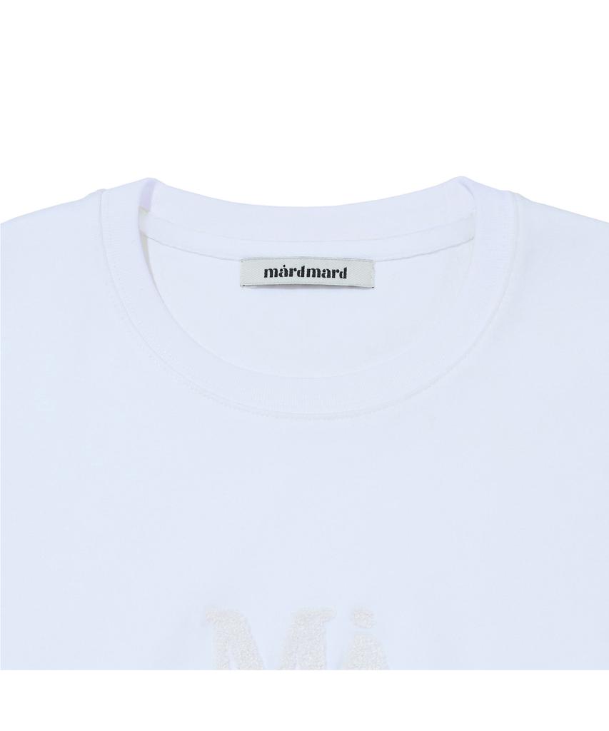 MARDMARD Classic Logo Crop T-Shirt - White