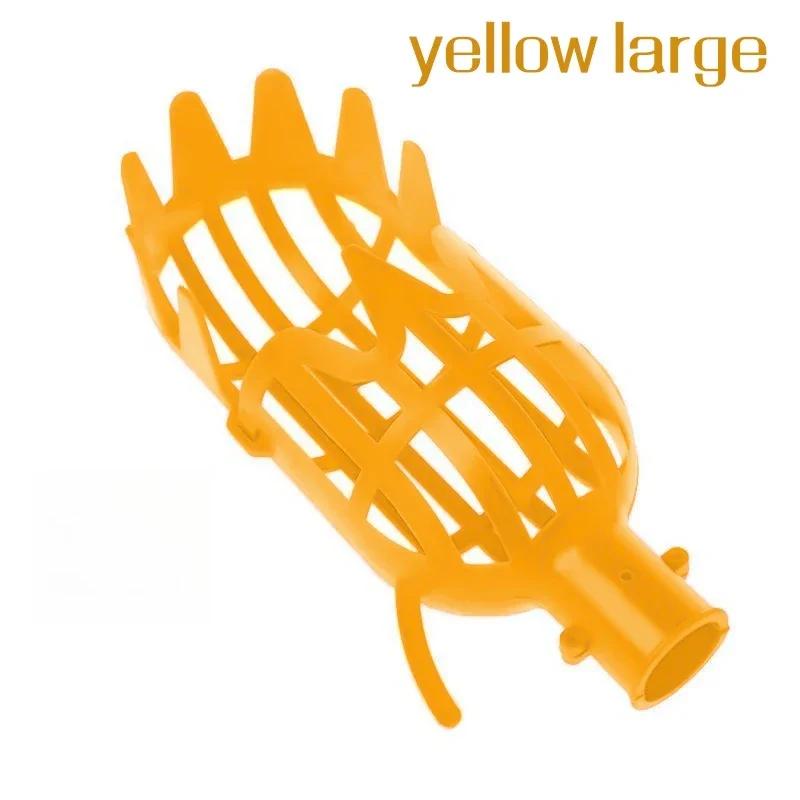 Fruit Picking Tool Greenhouse Plastic Fruit Picker Catcher Farm Garden Picking Device Garden Greenhouses Tool Without Handle