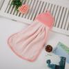 Velvet Coral Hand Towel Hanging Kitchen Towel Towel Absorbent Wipe Children Soft
