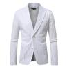 Modă Bărbați Blezere Business Bărbați Casual Culoare Solidă Coreean Casual Jachetă de Petrecere Costum Gentleman Blazer Bărbați Formal Elegant Jachete Costum