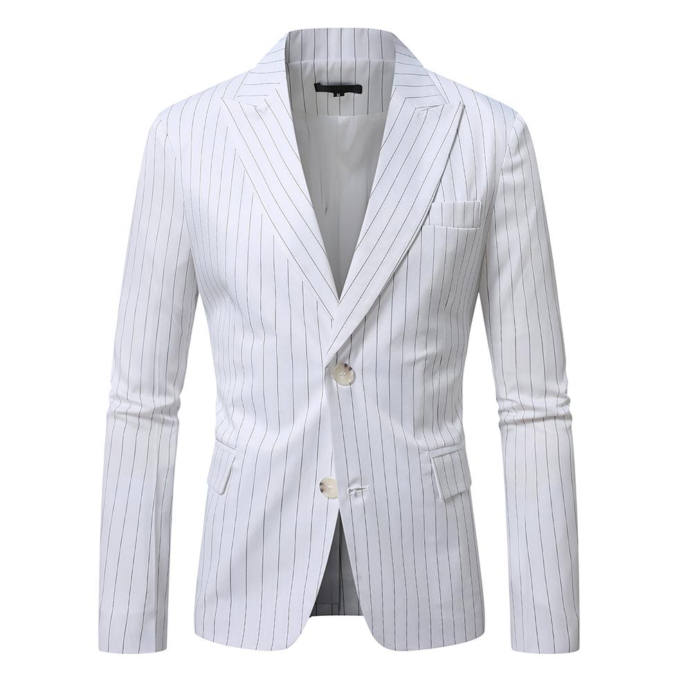 Modă Bărbați Blezere Business Bărbați Casual Culoare Solidă Coreean Casual Jachetă de Petrecere Costum Gentleman Blazer Bărbați Formal Elegant Jachete Costum