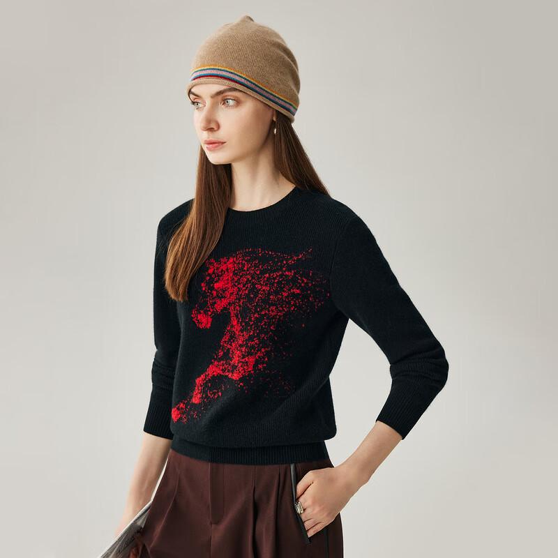 Zhao Jun Women's 2025 Year of Horse Zodiac Cashmere Sweater
