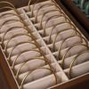 Wooden Jewelry Display Tray Bracelet Storage Box Organizer Stand for Shop Showcase and Bangle Presentation