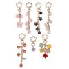 Charming Daisy Cherry Blossom Floral Keychain Pendant