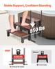 Hot Tub Step with Handrail, 3-Step Spa Outdoor Stairs, Heavy Duty 640.1 mm Wide Above-Ground/Inflatable Pool Ladder with 249.5 kg Weight Capacity,
