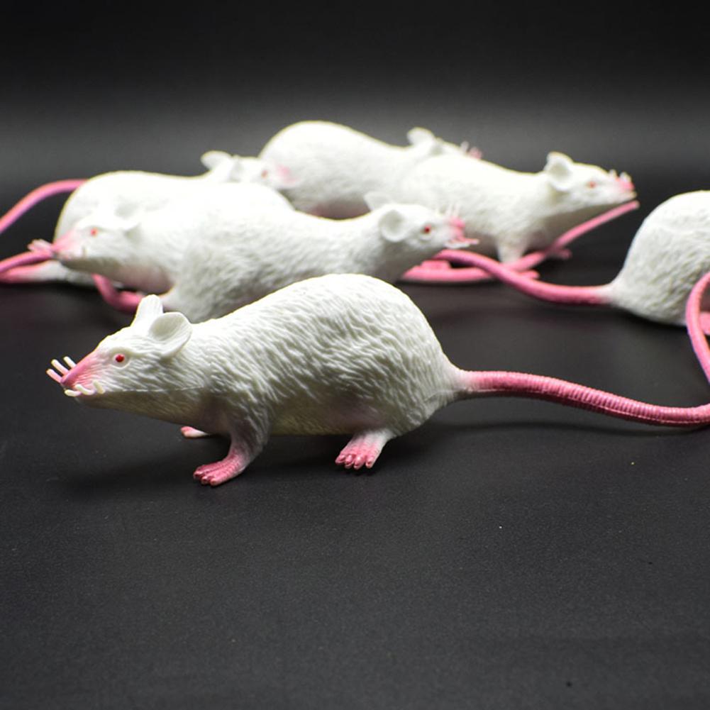 Lustige PVC Mäuse Simulation 22cm Modell Kinder Spielzeug HalloweenTricky Streich Requisiten