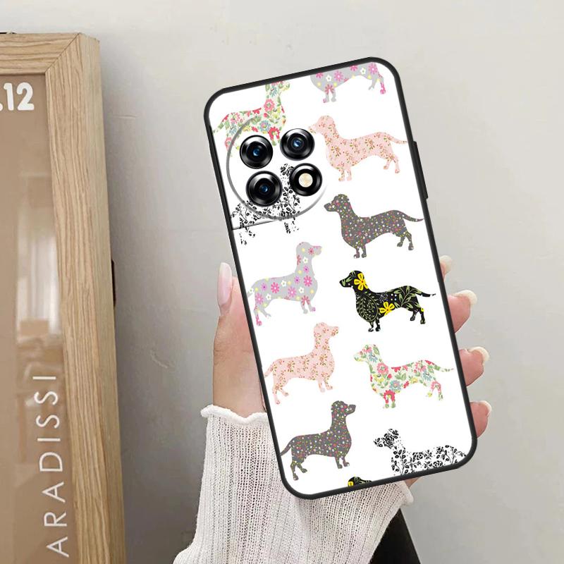 Sausage Dog Dachshund Quotes Case For OnePlus Nord 5 CE 3 4 Lite N20 N30 OnePlus 13T 13R 12R 10T 10R 10 11 12 13 15 Cover