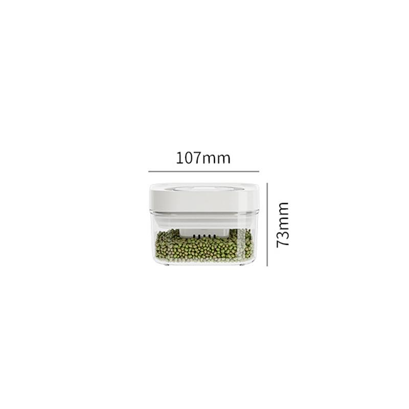 Food Storage Box Plastic Sealed Fresh-Keeping Box Grains Coffee Beans Transparent Storage Container Kitchen Storage Jars