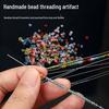 Extra Fine Soft Steel Cable Needle for Small Beads - Long Needle for Buddhist Jewelry and Bracelet Stringing