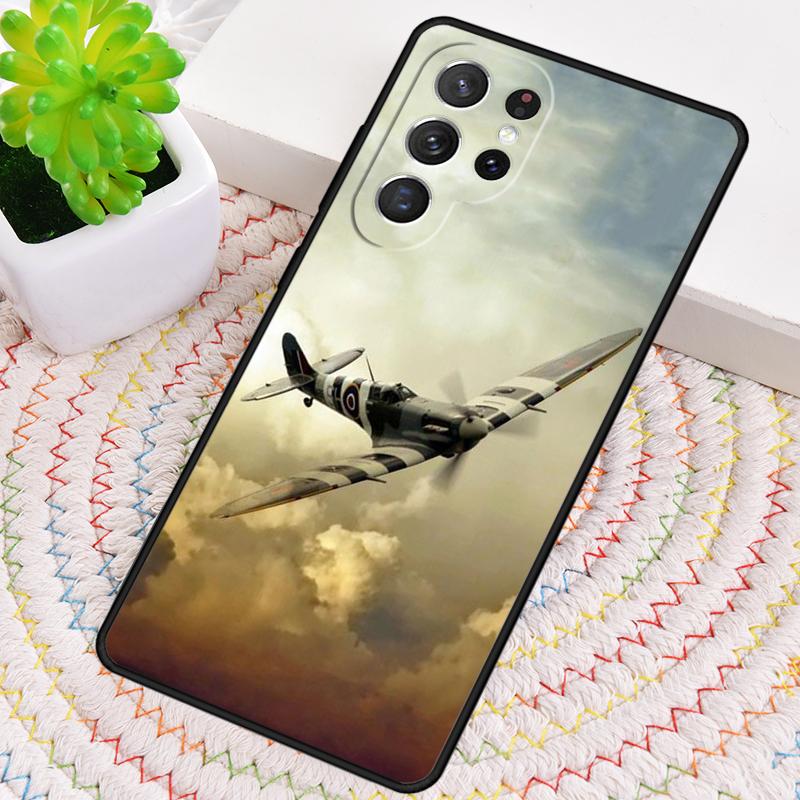 Spitfires Militärisches TPU-Handyhülle Für Samsung Galaxy note 10 pro S26 S25 S24 S23 S22 Ultra Plus S21 FE S20 Stoßfeste Hülle