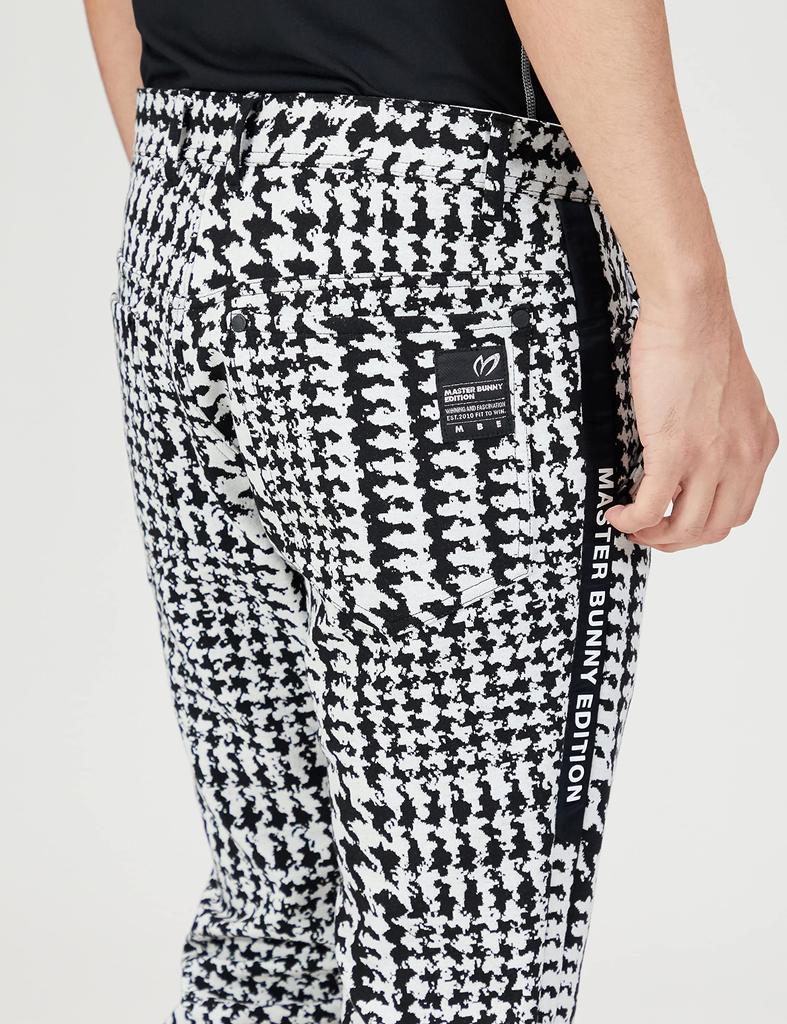 Long Pants Golf 5 [Master Bunny] Men's (Glen Plaid/Stretch) / / 758-2231907 030_White [L]