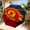 Manchester City FC Print Automatic Open Close Umbrella, Portable Foldable Umbrella, for Outdoor Commute Camping Trip, Ideal Birthday Gift