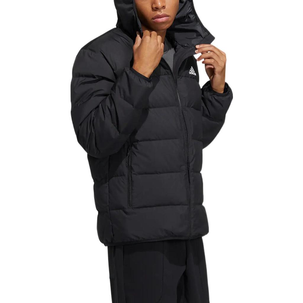 adidas Down Jackets Men's Black Hooded Moderate Other HZ2597
