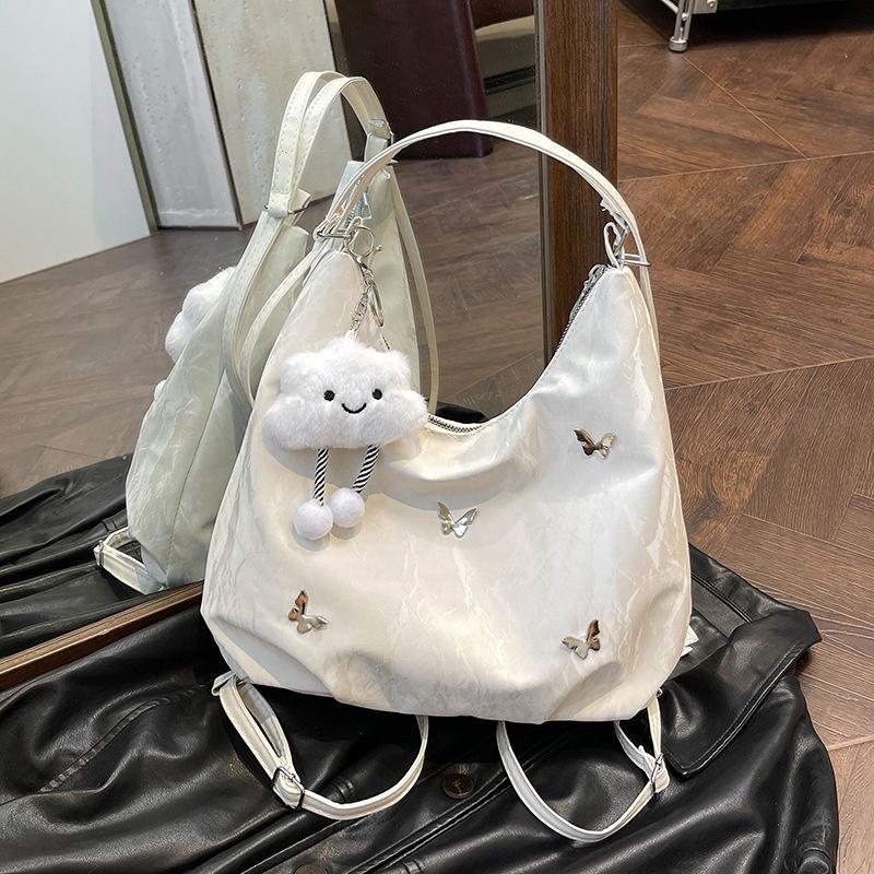 Large Capacity Bag For Women 2025  Summer  Butterfly Decoration Tote Backpack Shoulder Crossbody Bag