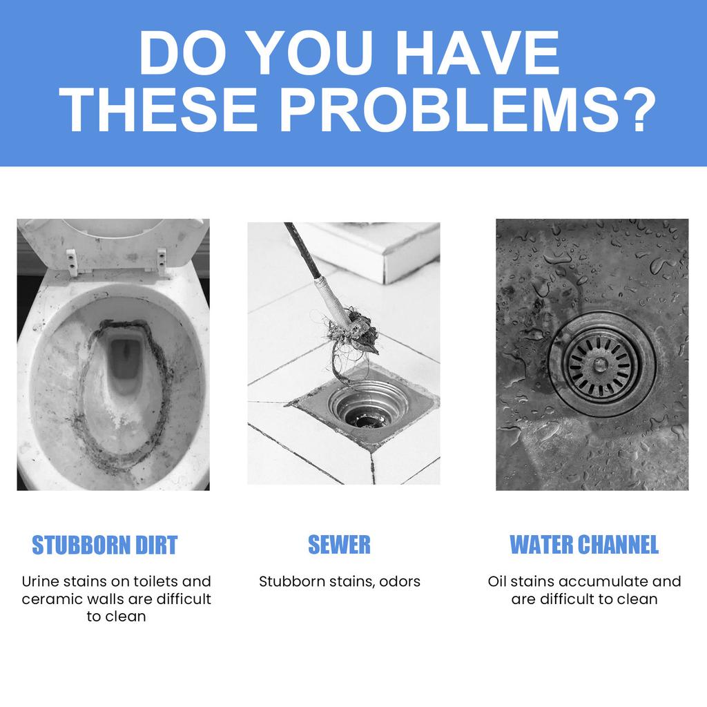 Toilet Cleaner For Daily Cleaning Of Toilet Inner Wall Stubborn Stains And Scale To Remove Odor Foam Cleaning Powder100g