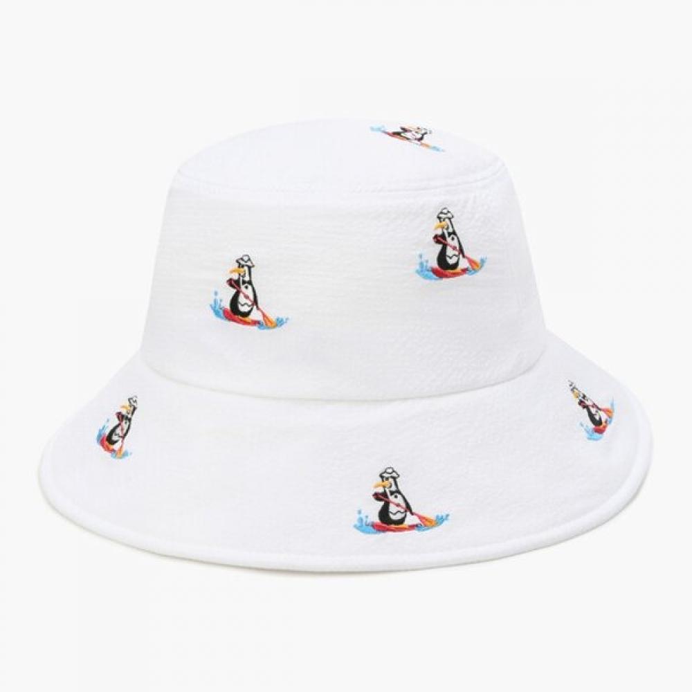 Munsingwear Women Embroidered Bucket Hat White Mr122lcp32