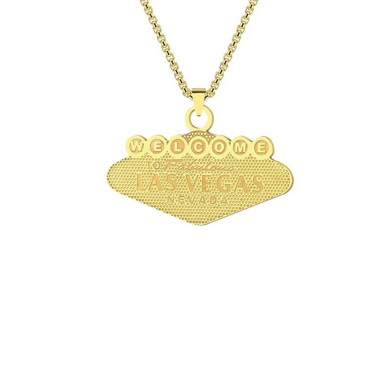 Fashion Trend European and American Popular Las Vegas Charm Necklace Necklace Jewelry