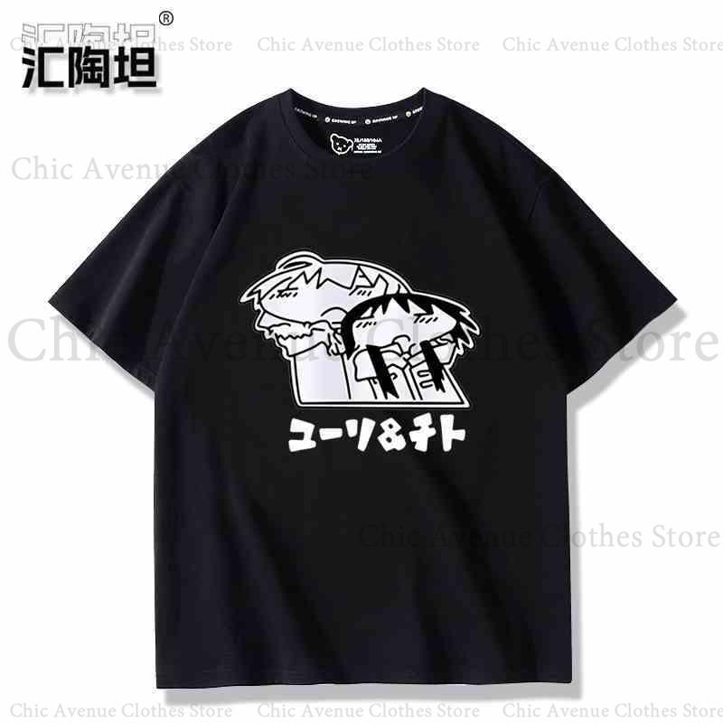 

Anime Girls Last Tour Series Print Tshirt Cotton Summer Tops Casual Daily Clothes Short Sleeve Top Unisex Women Tshirt Kawaii Tee S