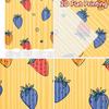 Set Of 2 Flat Printing Curtains Without Rod Fruit Celebration Pattern Holiday Valentine Is Day Printed Yarn Made Polyester