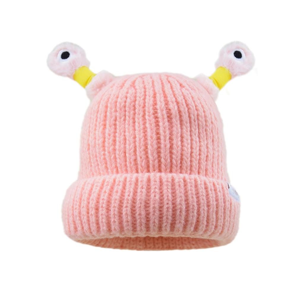 Winter Light-up Antenna Baby Knitted Hat, Cute Cartoon Knitted Cap, Windproof Baby Hat For Children And Infants
