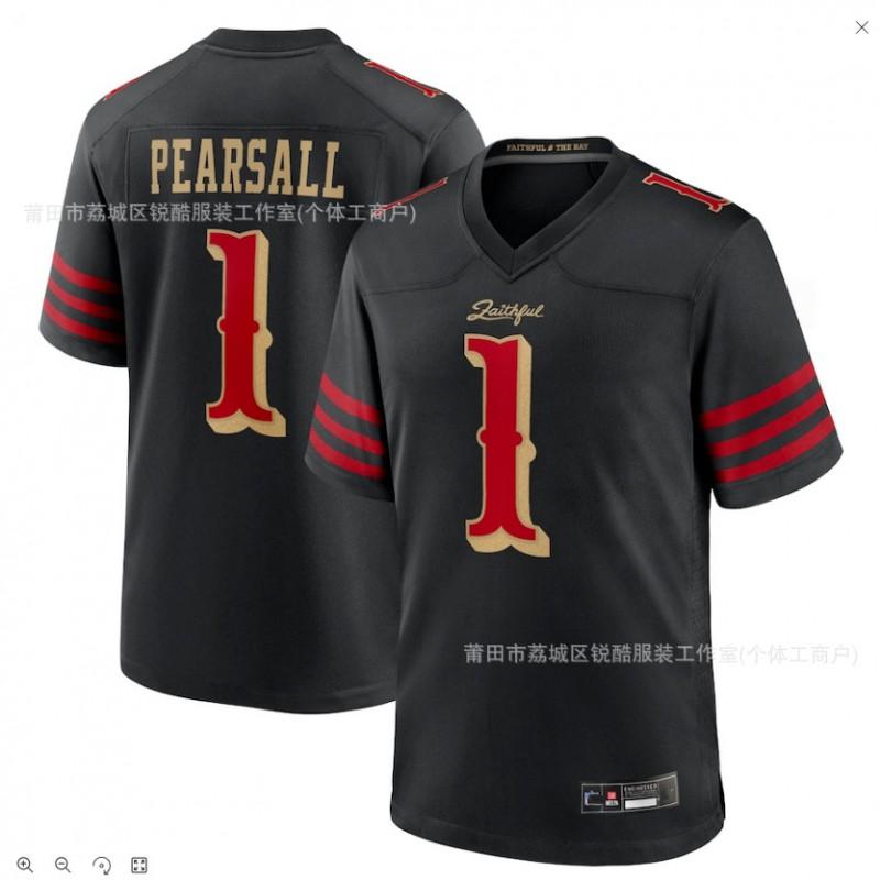 San Francisco 49ers NFL Football Jersey Unisex Adult Solid Color Team Apparel Fall Winter