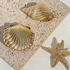 3Pcs/Set Fashion Europe America Golden Starfish Shell Duckbill Hair Clip For Women Elastic Girl Hair Accessories Headwear