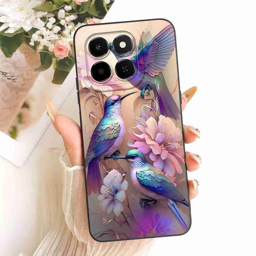 For Honor X6c Case Beautiful Sunflower Shockproof Protection Phone Case For Honor X 6c X 6b X6b X 6a X6a 4G Soft Silicon Cover