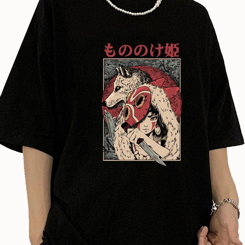 Summer Unisex Anime Totoro Studio Ghibli T Shirt Women Harajuku T Shirt Fashion Anime T-shirt Funny Cartoon T Shirts Top Female Tees