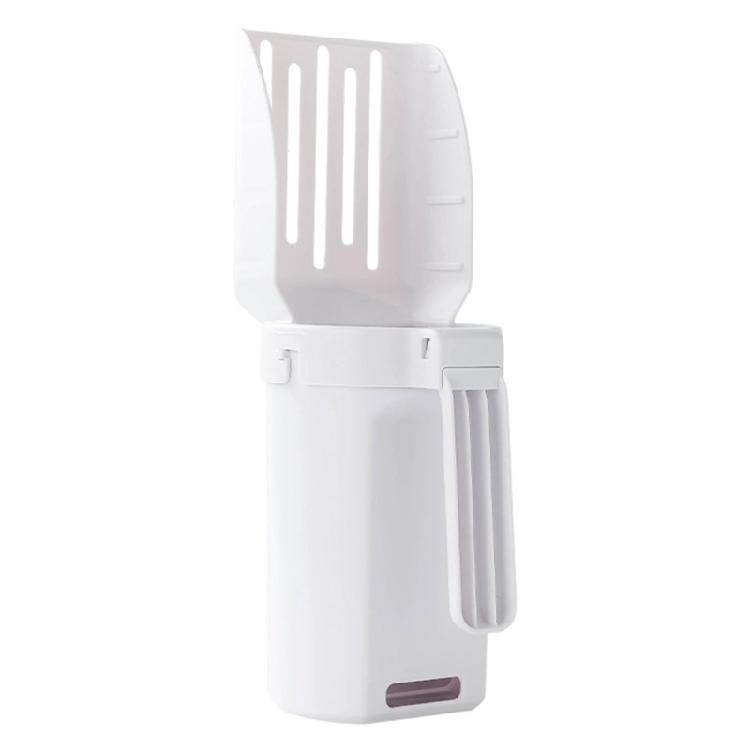 

Cats Litter Scoops Pet Poop Shovel for Large Kittens Hollow Plastic Scooper for Most Type Litter Cleaning Tool белый