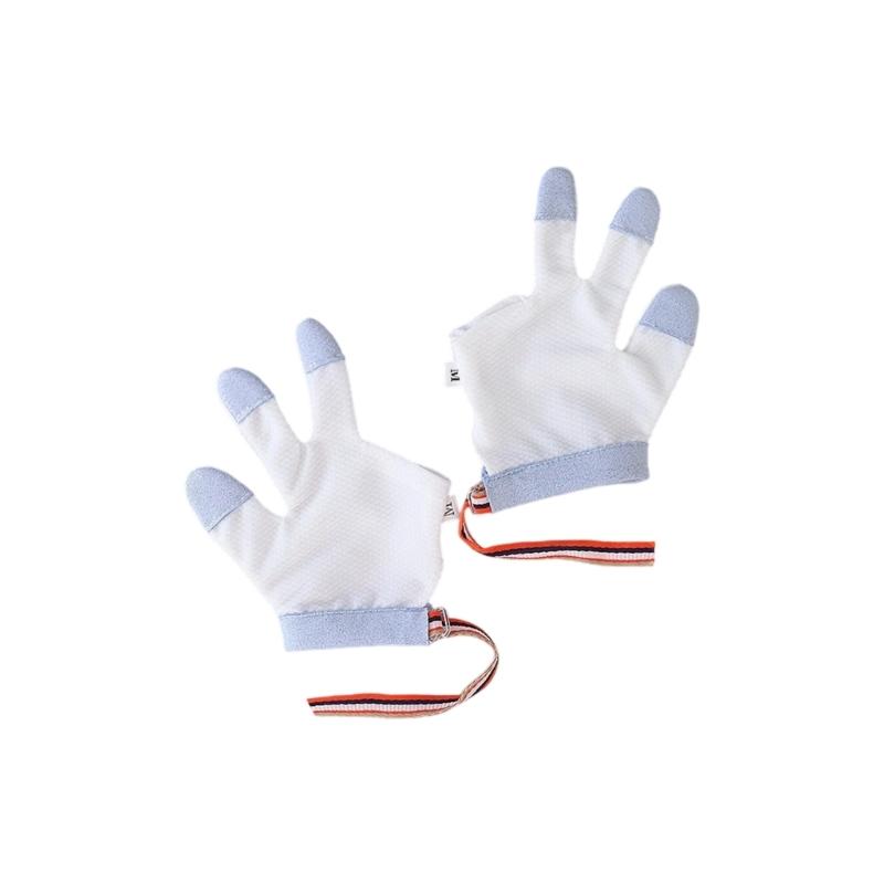 

Infant Biting Resistant Gloves Prevent Hand Chewing Protective Breathable Design Comfort for Newborns Toddler S for 6 to 18M
