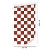 Checkerboard wallpaper red and white, red background 50x1000
