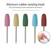 5pcs Nail Grooming Silicone Tips Nail Drill Bit Provide Comprehensive Care For Professional And Personal Manicures