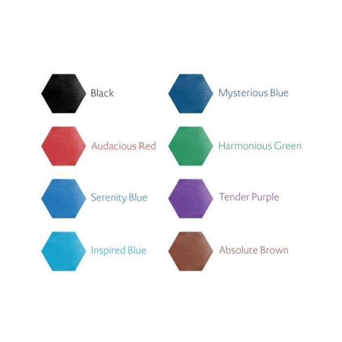 Waterman encre pour stylo plume, couleur noir intense, flacon 50 ml