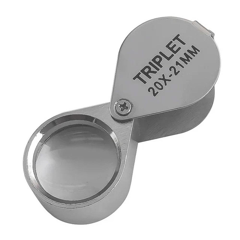 10X Pocket Loupe Magnifier Foldable Reading Magnifiers Gifts Diamond Jewelers Eye Glass Tool