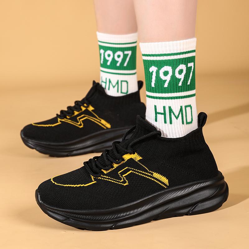 Pantofi Unisex Tricotați Bărbați / Femei Pantofi Sport de Timp Liber Ultralight Pantofi de Alergare 36-45