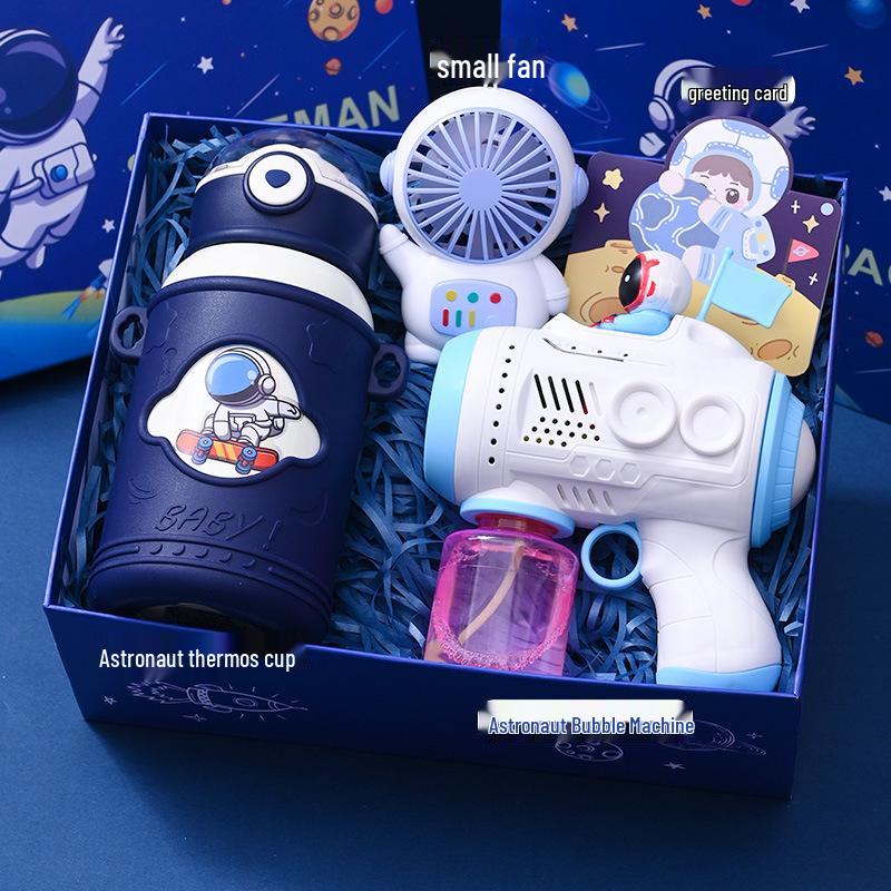 Children's Day Astronaut Stationery Gift Box for 10-Year-Old Boys - Surprise Birthday & Back-to-School Gift