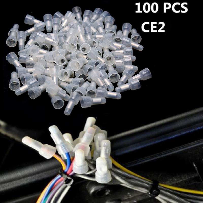 100 ks odolných konektorů drátu Ce2X Krytka svorek pro elektrické použití