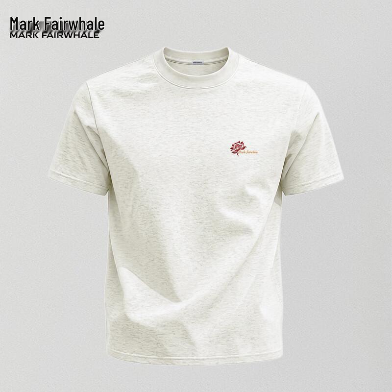 Mark Hua Fei Men s Pure Cotton Loose Fit T-Shirt M