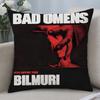 Band Bad Omens Cushion Cover Cushion Covers Natural Linen Breathable Sofa Bedroom Decor Pillowcase