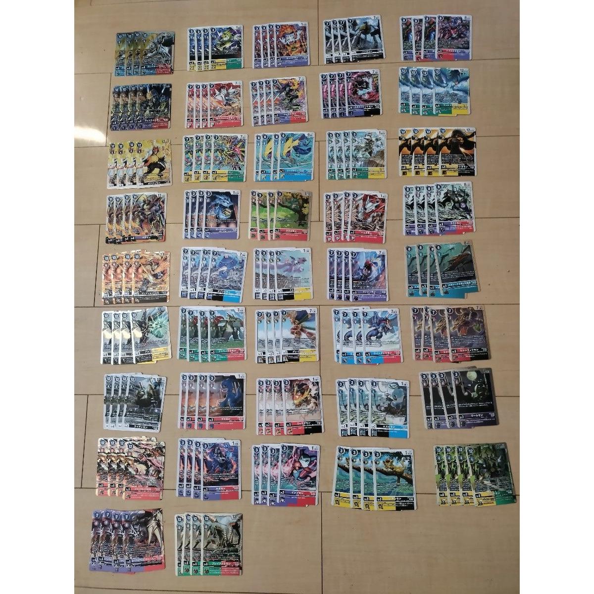 Used digimon card 42 kind 168 piec 15999