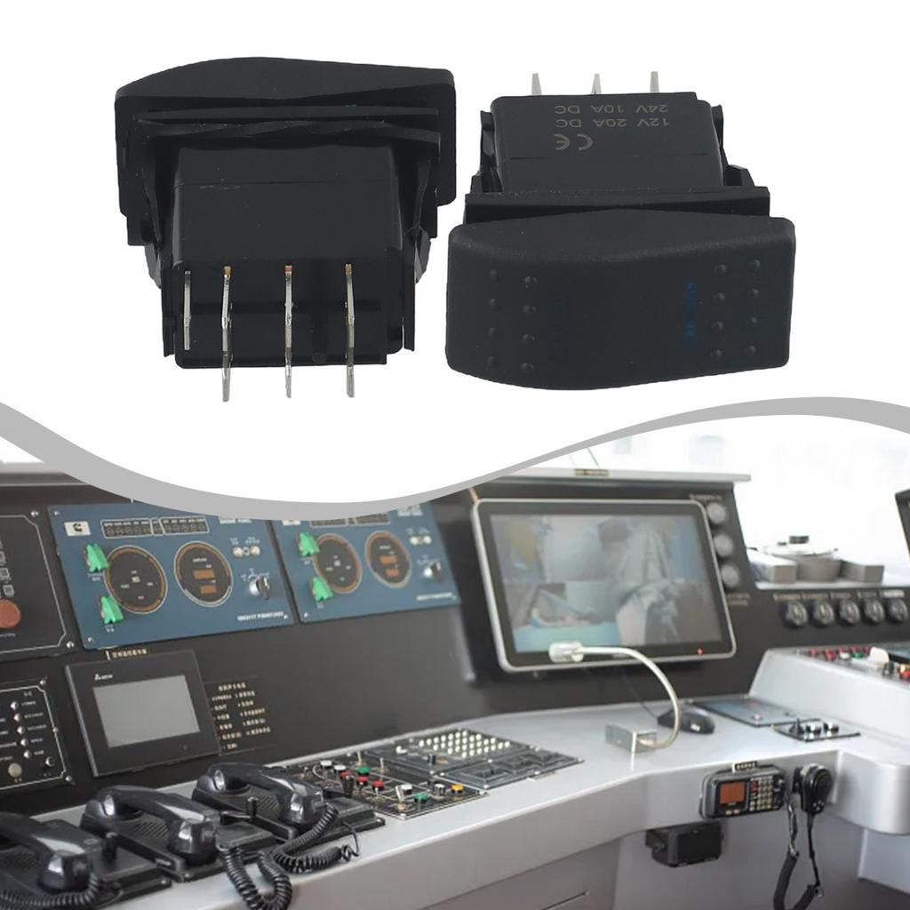 Boat LED Switch Position ON OFF ON Position Switches