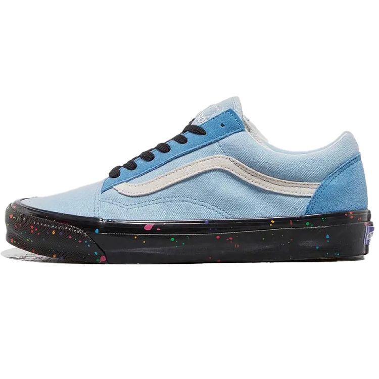 Vans Footpatrol X  Old Skool Vault 2021 OG LX Comfortable Versatile Low-Top Skate Shoes Unisex Sneaker Blue VN0A4P3X31B