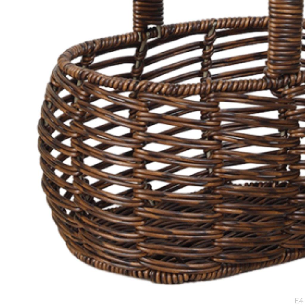 Hand Basket Made of Woven Rattan, Woven, Birthday Gift, Light