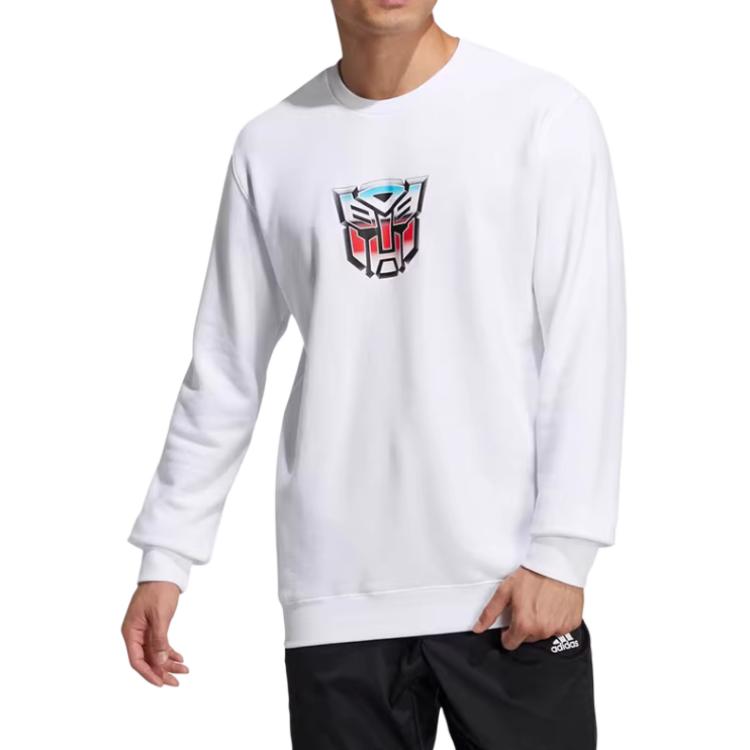 New Transformers X Adidas Sweatshirts Men's White HN4183