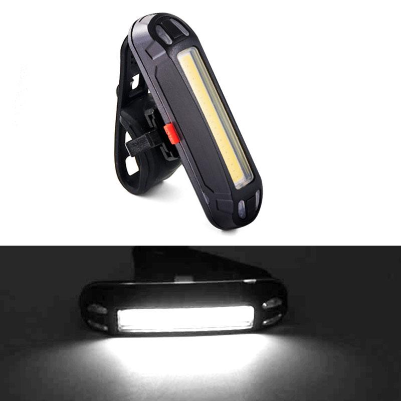 USB Rechargeable LED Bicycle Light Bike Back Tail Rear Light MTB Safety Warning Cycling Lanterna Bicycle Accessories Bike Lamp 7