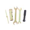 1 Set Double Ended Screw Drive Motorcycle Repair Tool Motorcycle Spanner Wrench Socket Tool Kit With Storage Pocket
