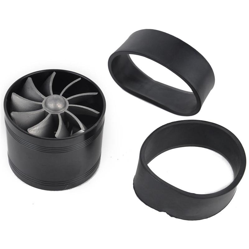 Turbonator Auto Ansaugventilator - Kraftstoffsparer Aluminium Doppel-Turbine Für Mehr Leistung