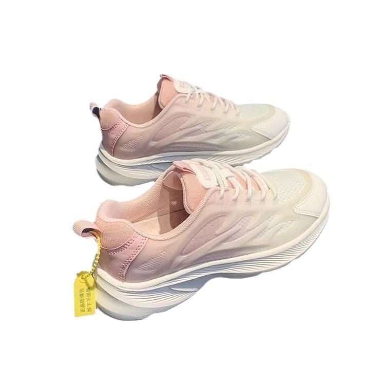 Sneakers Women's 2025 New Spring and Summer Student Casual Women's Shoes Breathable Ultra-light Shock-absorbing Lightweight Soft-soled Running Shoes